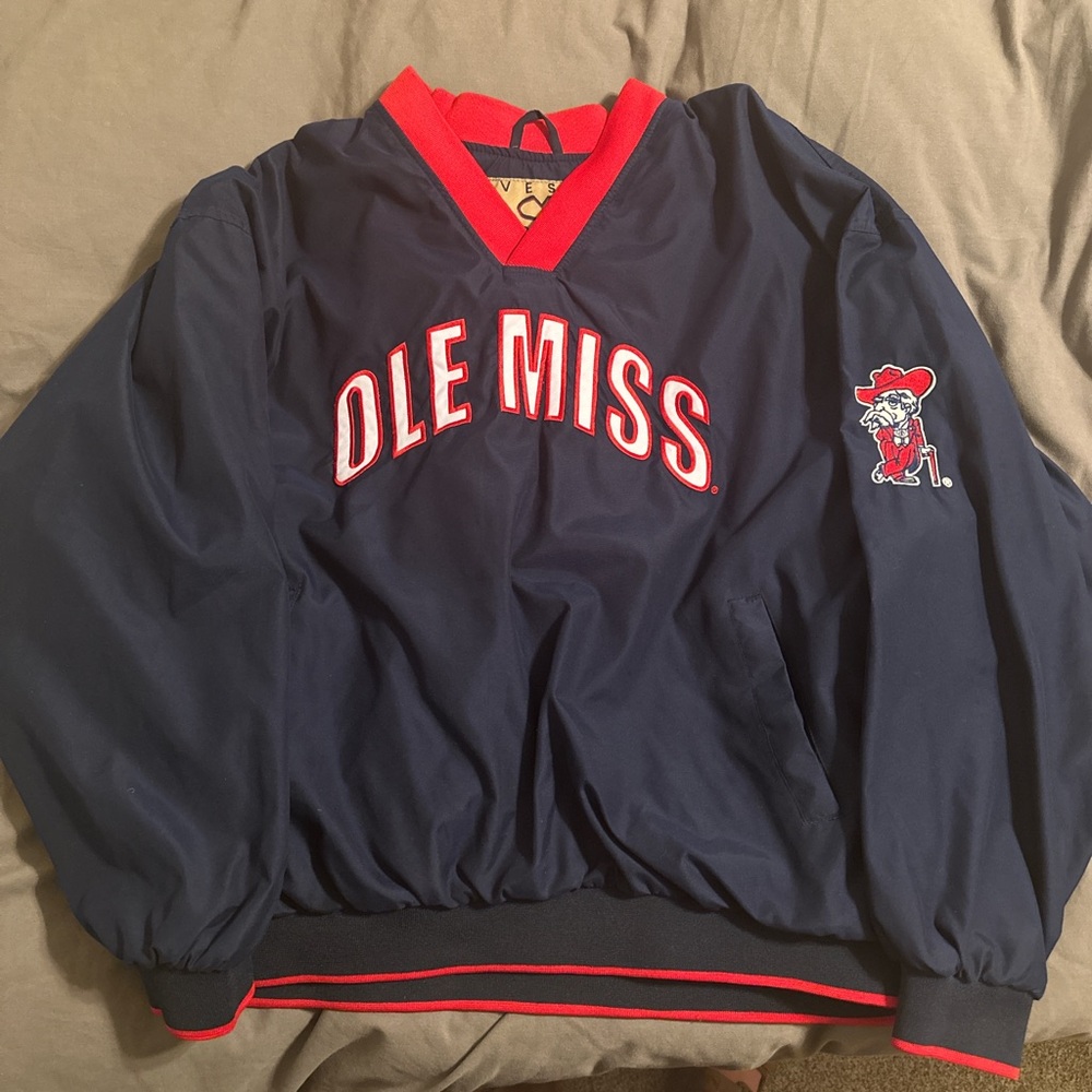 Vintage Ole Miss Windbreaker